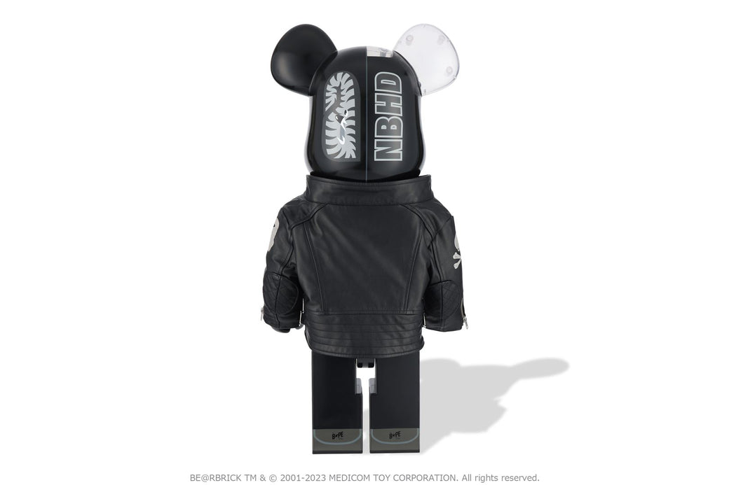 【 BAPE X NBHD 】SHARK BE@RBRICK 1000%