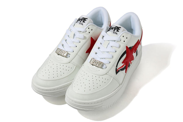 ビッグ割引 スニーカー SHARK BAPE STA LOW WHITE スニーカー - www ...