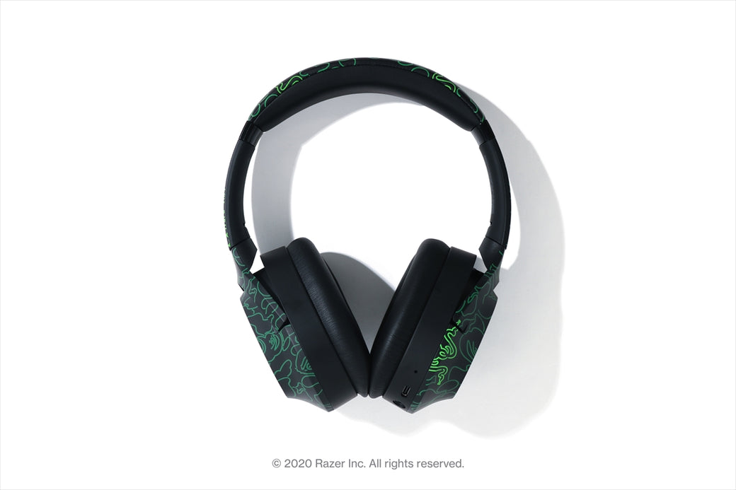 BAPE X RAZER 】NEON CAMO HEADSET | bape.com