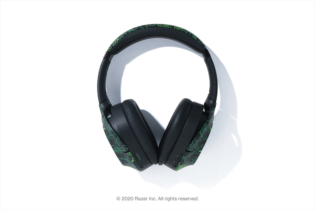 BAPE X RAZER 】NEON CAMO HEADSET | bape.com