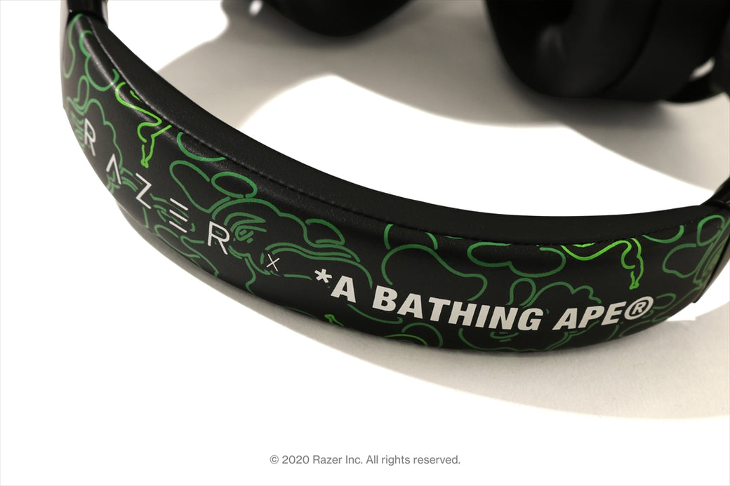 BAPE X RAZER 】NEON CAMO HEADSET