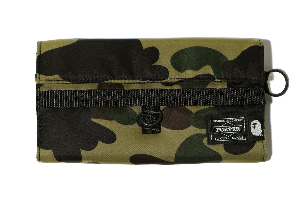 【 BAPE X PORTER 】1ST CAMO LONG WALLET