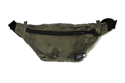 【 BAPE X PORTER】JACQUARD CAMO WAIST BAG (S)