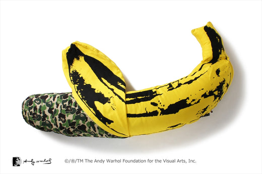 選ぶなら MEDICOM X BAPE TOY L CUSHION BANANA CAMO 】ABC WARHOL ANDY X 小物