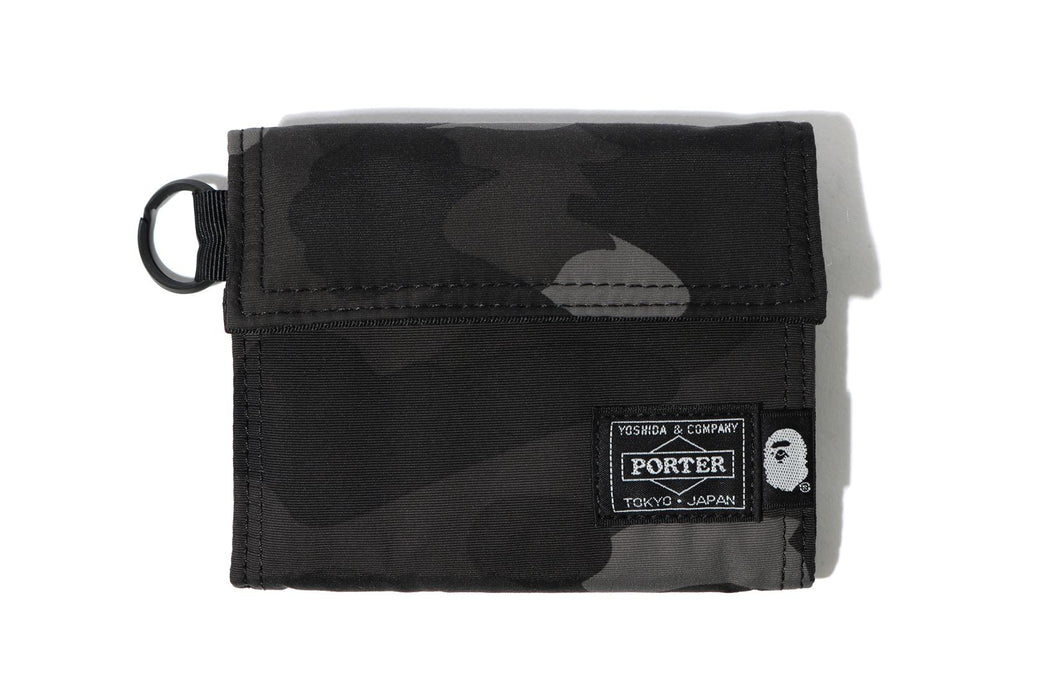 BAPE X PORTER COLOR CAMO WALLET