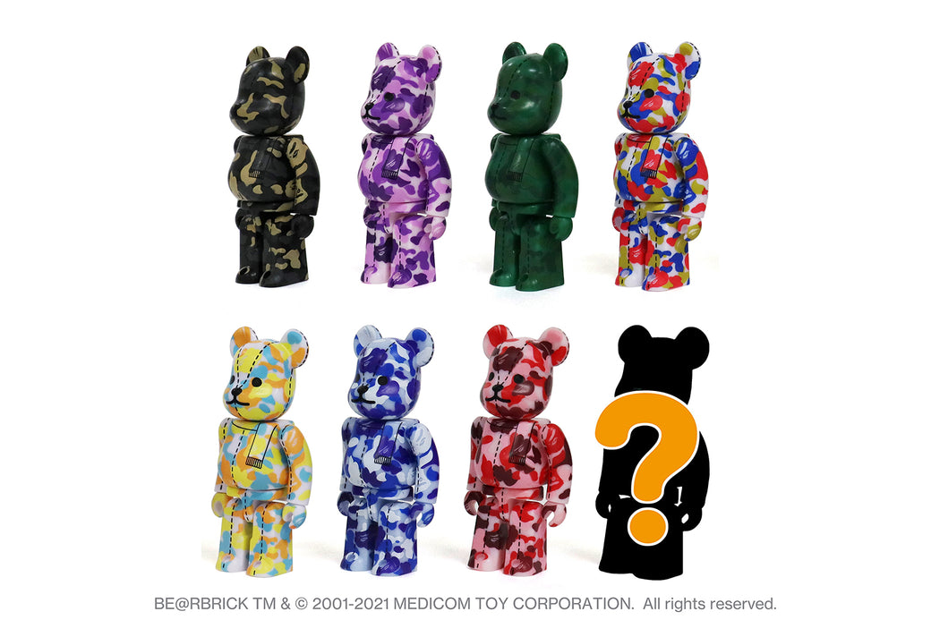 A BATHING APE 28TH ANNIVERSARY BE@RBRICK BAPE CAMO 100% BOX #4 | bape.com