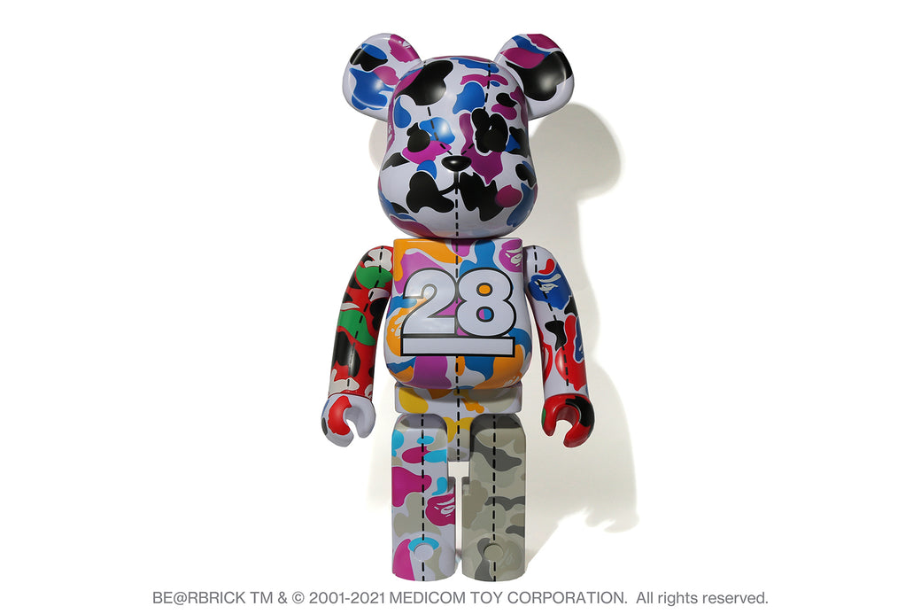 得価最新品BE@RBRICK BAPE(R) BLACK BANDANA 1000％ メディコムトイ ベアブリック エイプ ブラック バンダナ キューブリック、ベアブリック