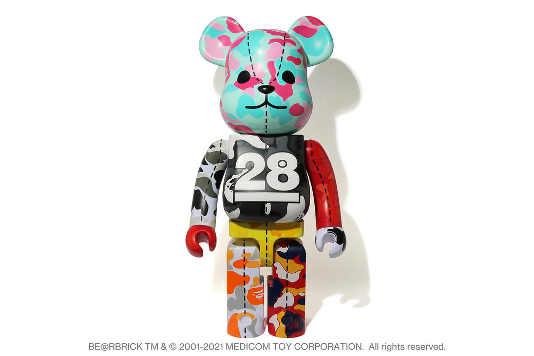 A BATHING APE 28TH BE@RBRICK BAPE CAMO#3キャラクター