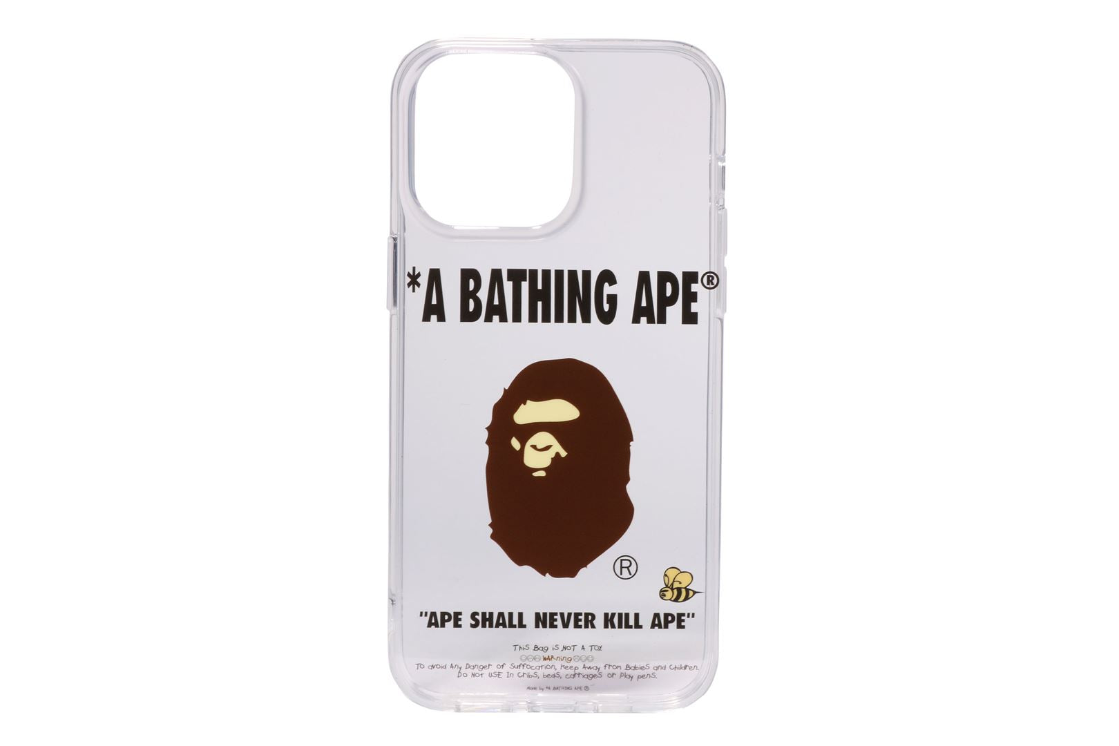 A BATHING APE IPHONE 14 PRO MAX CLEAR CASE | bape.com