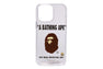 A BATHING APE IPHONE 14 PRO MAX CLEAR CASE