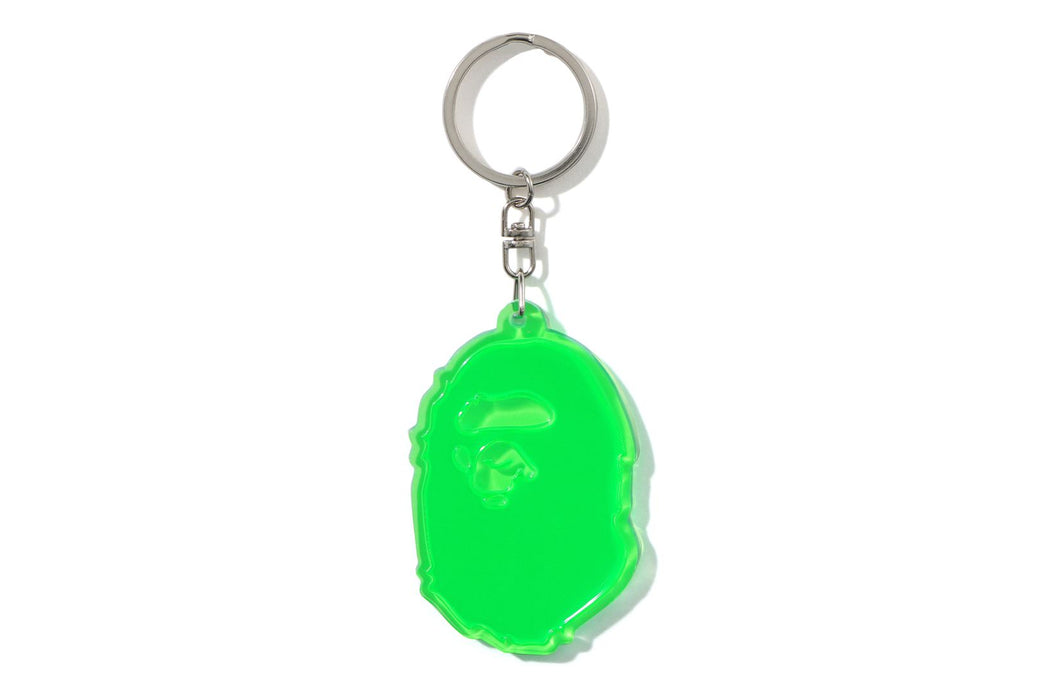 APE HEAD REFLECTIVE KEYCHAIN | bape.com