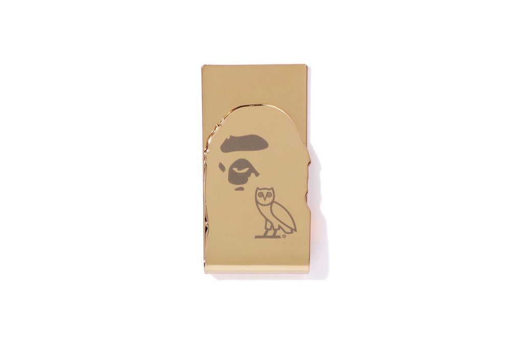 BAPE X OVO 】APE HEAD MONEY CLIP | bape.com