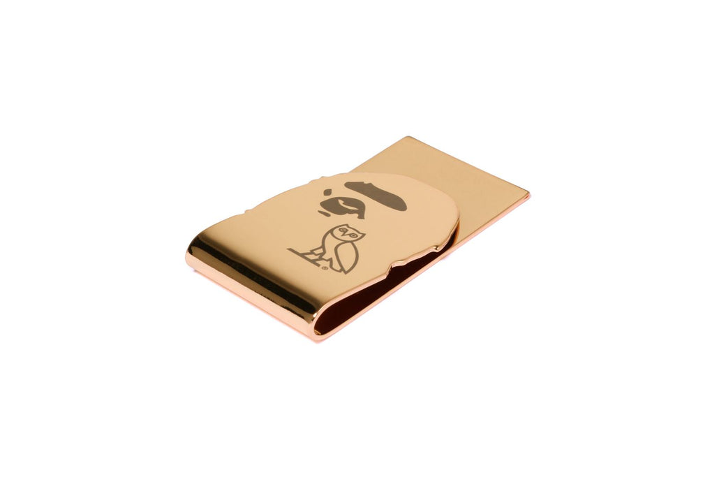 BAPE X OVO 】APE HEAD MONEY CLIP | bape.com