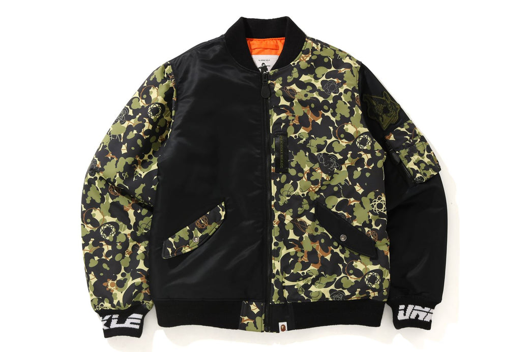 BAPE カモフラ MA-1ジャケット SHARK MA-1 | bape.com