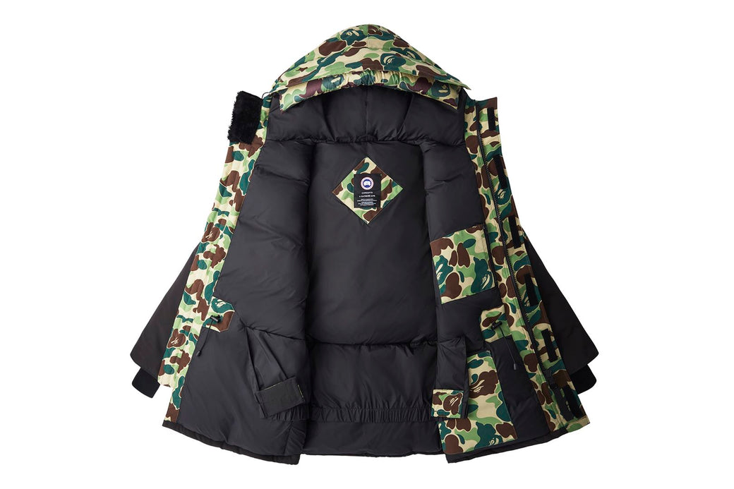 BAPE X CANADA GOOSE X CONCEPTS 】ABC CAMO EXPEDITION PARKA