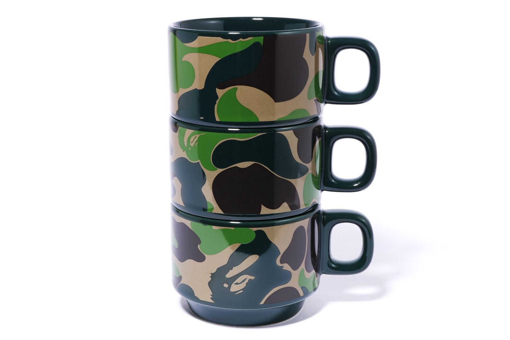 ABC CAMO STACKING MUGS | bape.com