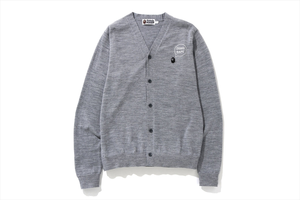 【 BAPE X DSMG 】KNIT CARDIGAN