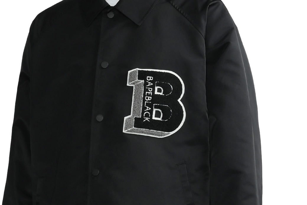 BAPE BLACK 】LOGO COACH JACKET | bape.com