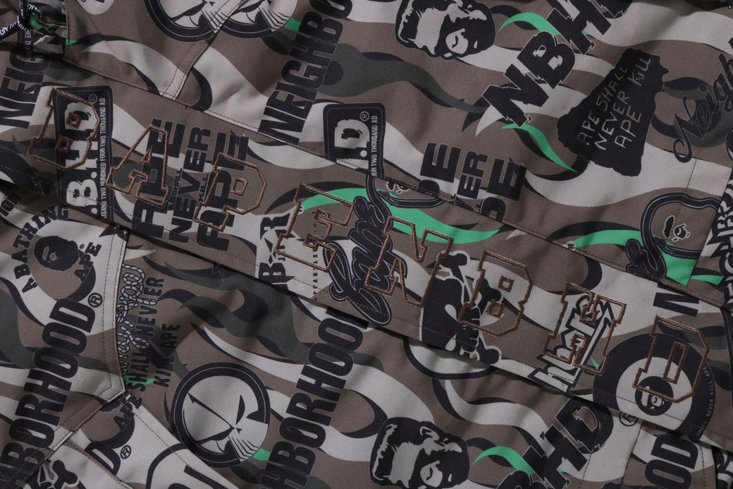 bape x burton snowboard BAPE X NBHD 】SNOWBOARD JACKET