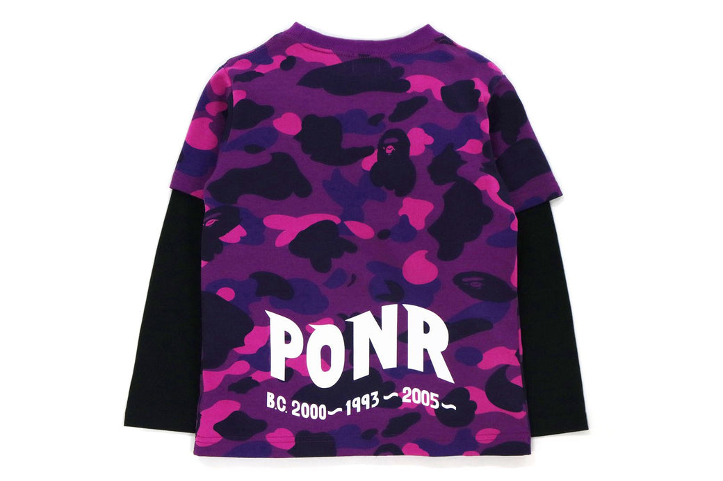 Purple bape shark shirt best sale