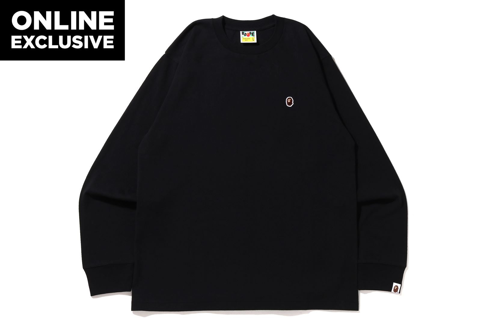 APE HEAD ONE POINT L/S TEE | bape.com