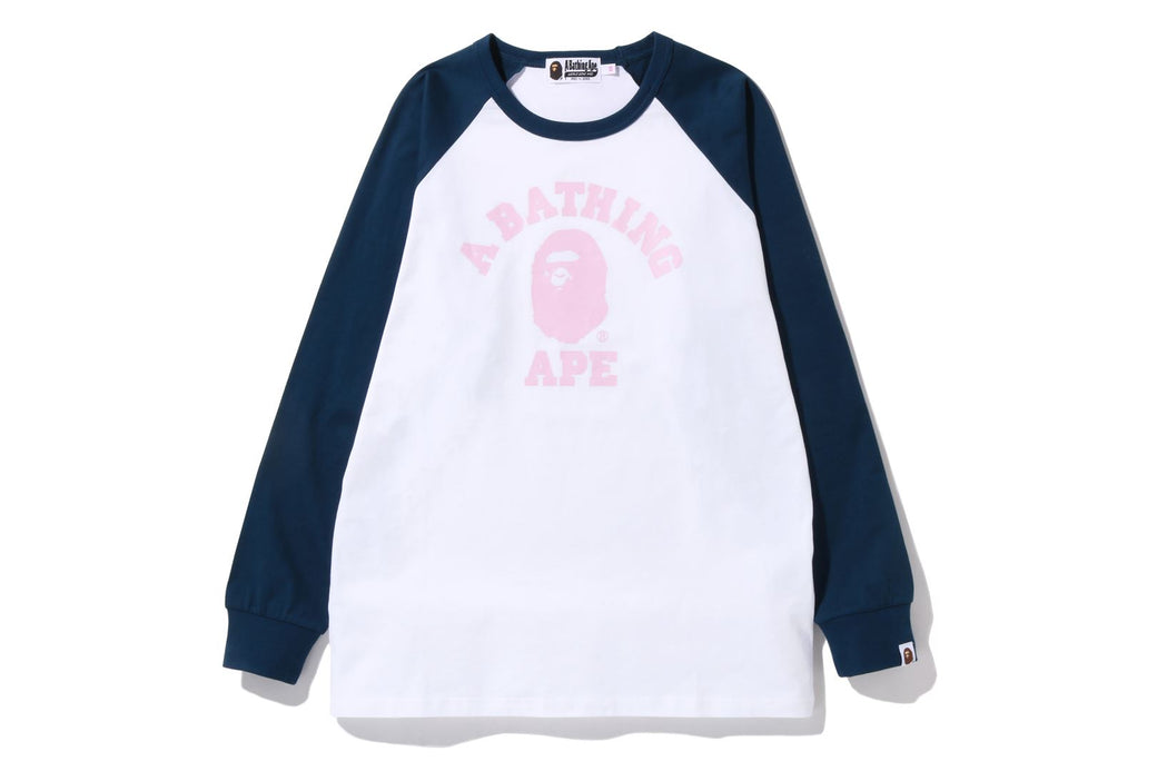 COLLEGE RAGLAN L/S TEE