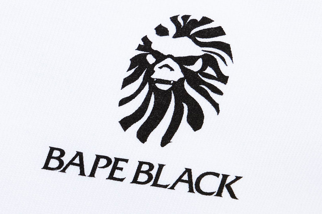 【 BAPE BLACK 】RAINBOW LOGO LONG SLEEVE TEE