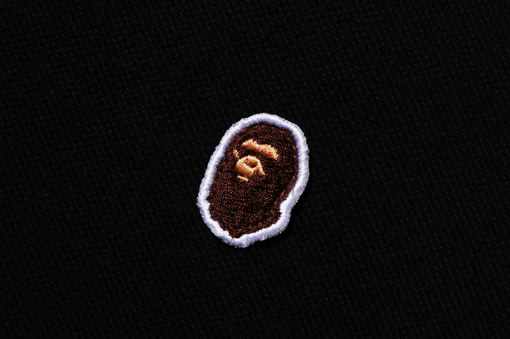 APE HEAD ONE POINT RELAXED FIT POLO | bape.com