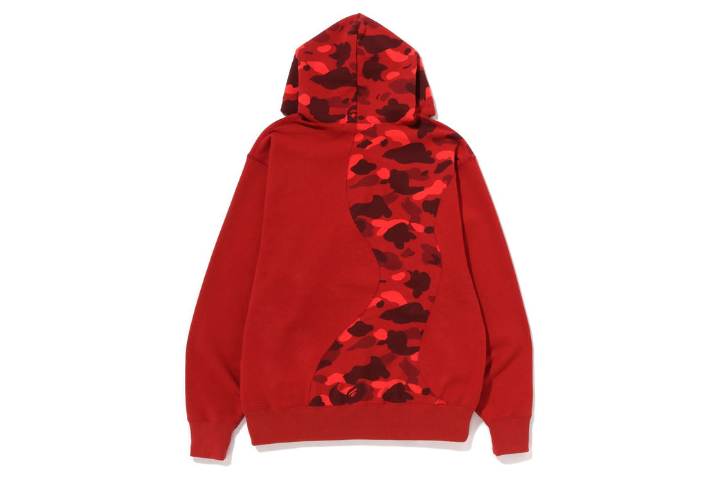 COLOR CAMO COLLEGE CUTTING RELAXED FIT HOODIE | bape.com