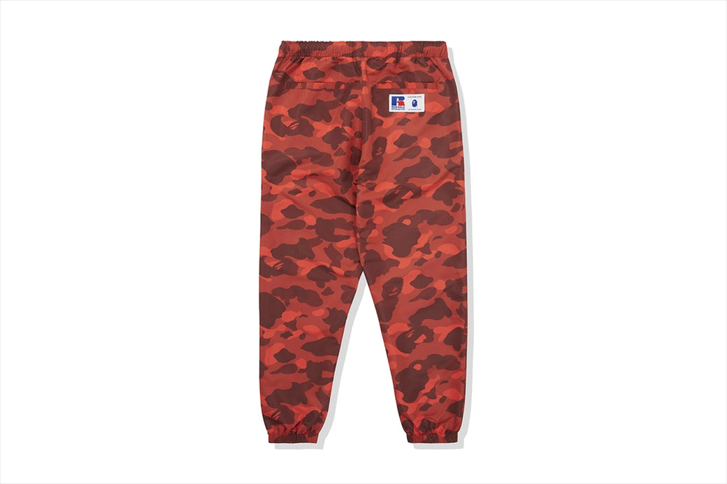 Bape red camo pants hotsell