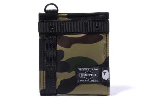 【 BAPE X PORTER 】1ST CAMO WALLET