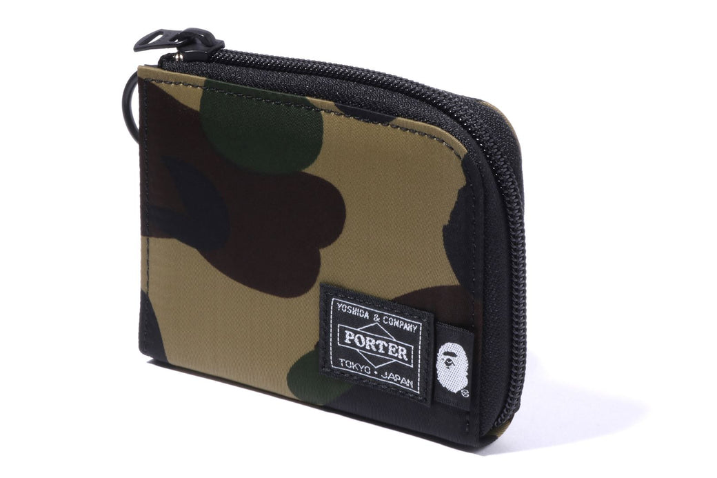 BAPE X PORTER 】1ST CAMO MINI WALLET | bape.com