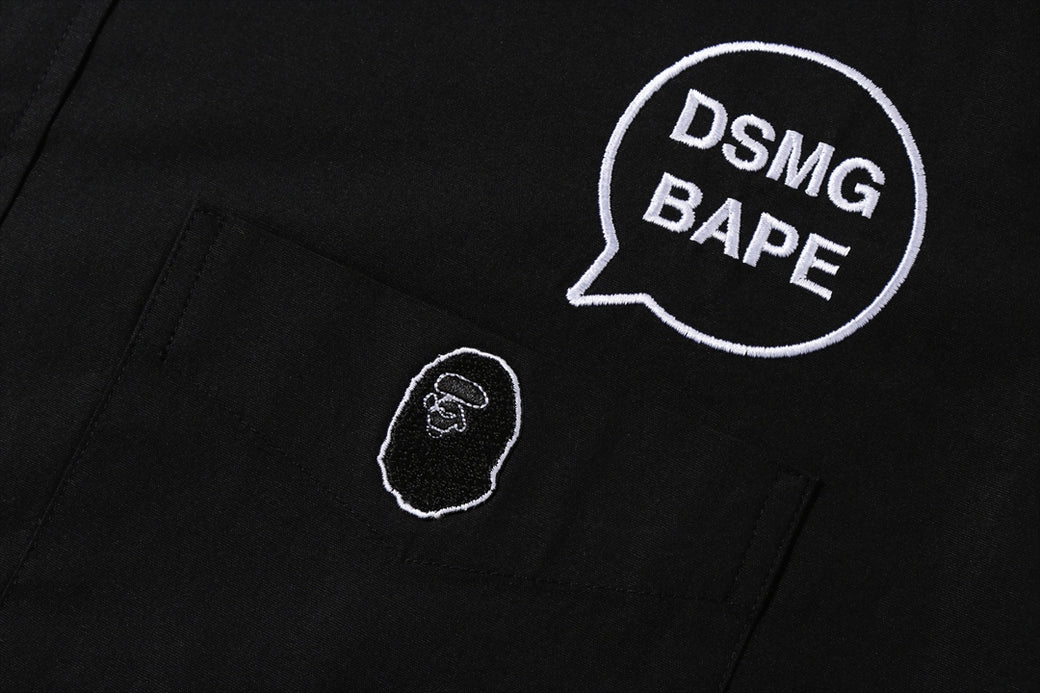 BAPE X DSMG 】STRETCH BD SHIRT | bape.com