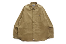 APE HEAD ONE POINT CORDUROY RELAXED FIT WORK SHIRT