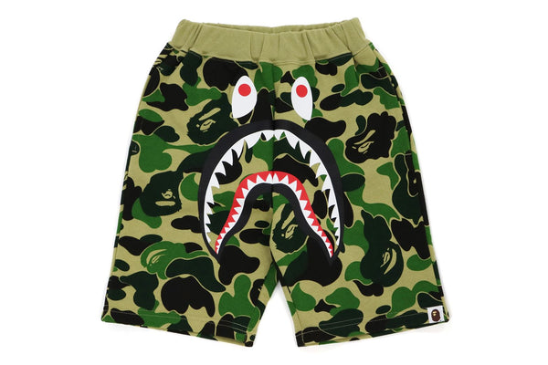 BIG ABC CAMO SHARK SWEAT SHORTS