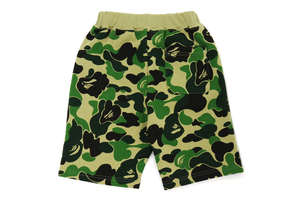 BIG ABC CAMO SHARK SWEAT SHORTS | bape.com