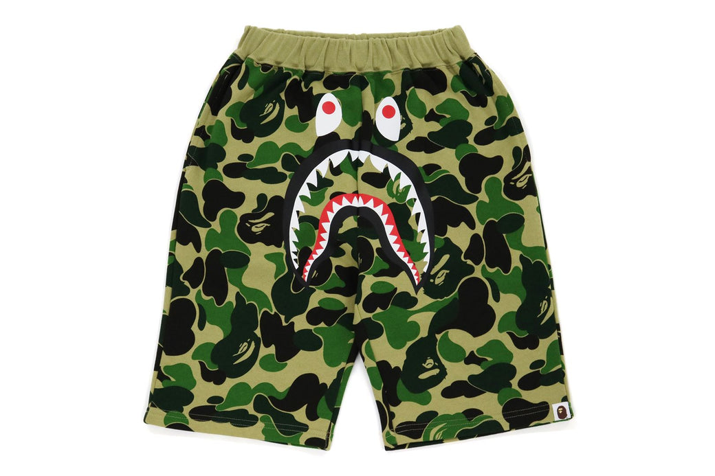 BIG ABC CAMO SHARK SWEAT SHORTS