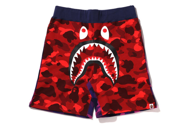 A Bathing Ape Shark Half City Camo top BAPE Sweat Shorts