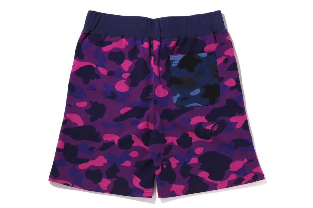 CRAZY CAMO Shark SWEAT Shorts Purple / 2XL
