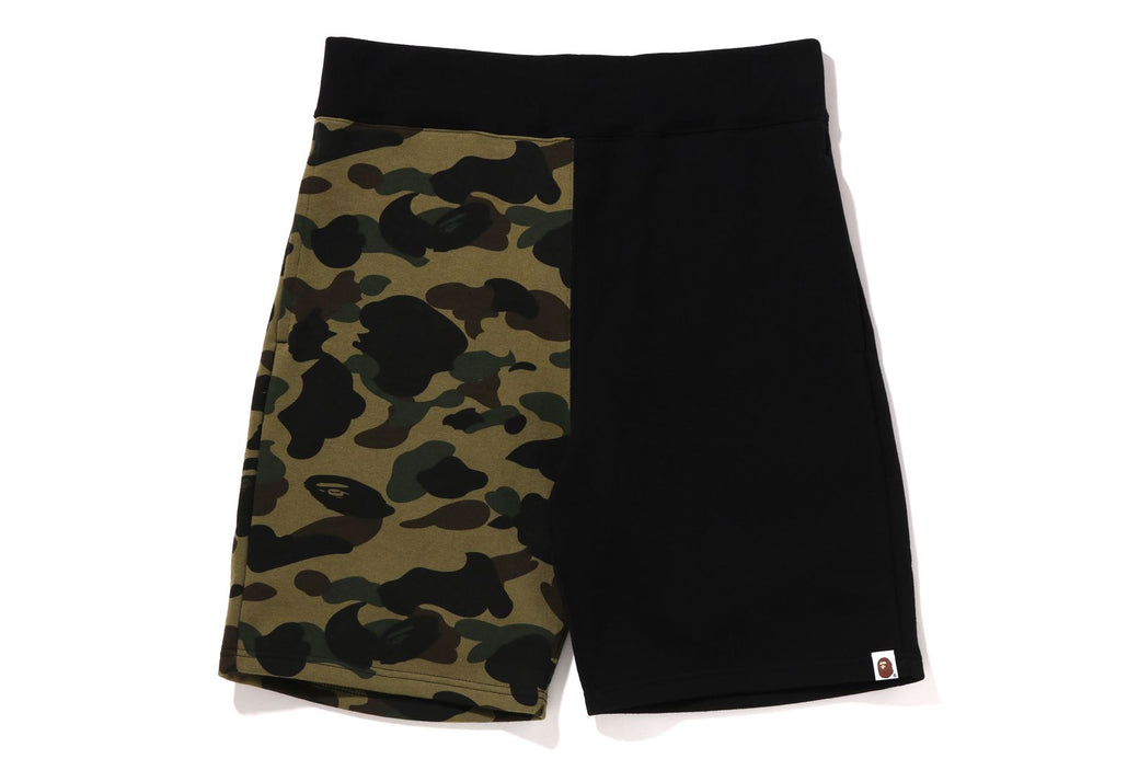 1ST CAMO BACK SHARK SWEAT SHORTS