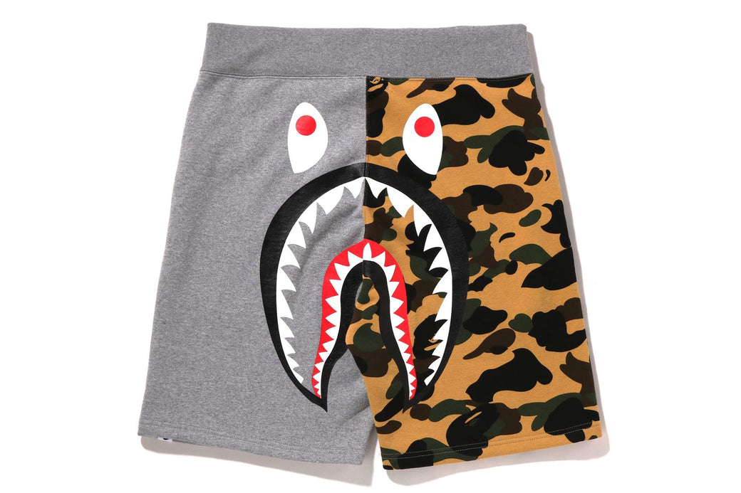 1ST CAMO BACK SHARK SWEAT SHORTS