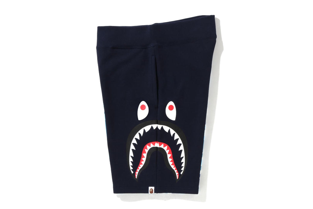 ABC CAMO SIDE SHARK SWEAT SHORTS | bape.com