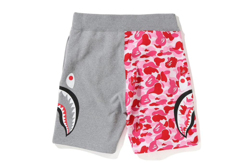 ABC CAMO SIDE SHARK SWEAT SHORTS | bape.com