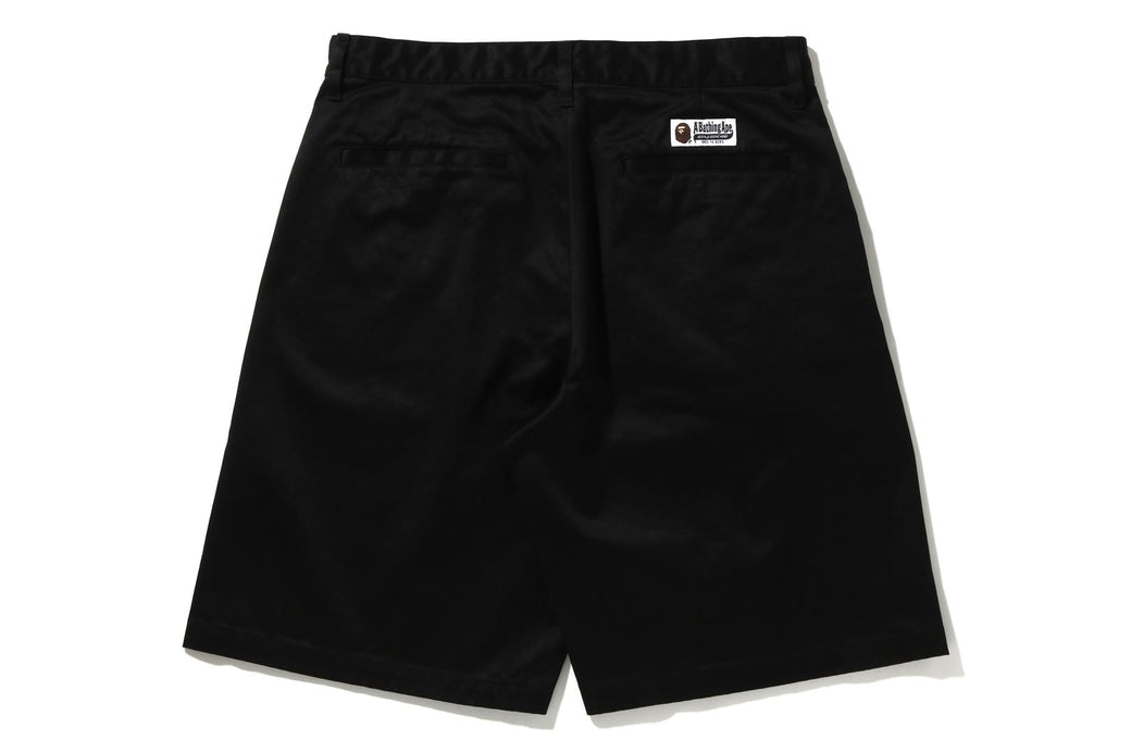 ONE POINT WIDE FIT CHINO SHORTS bape