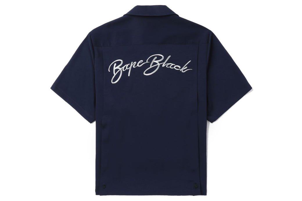 BAPE BLACK 】APE HEAD BOWLING S/S SHIRT | bape.com