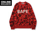 COLOR CAMO BAPE CREWNECK