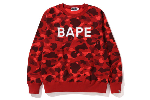 COLOR CAMO CRYSTAL STONE RELAXED FIT CREWNECK