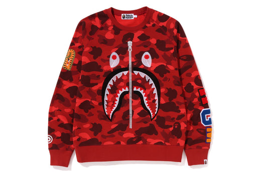 Bape shark crewneck black best sale