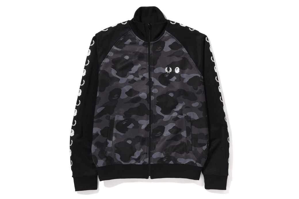 【 BAPE X FRED PERRY 】COLOR CAMO TRACK JACKET