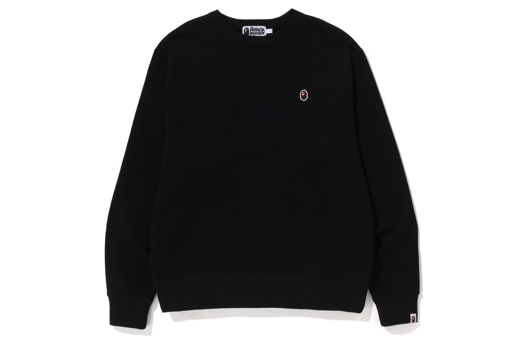 APE HEAD ONE POINT RELAXED FIT CREWNECK